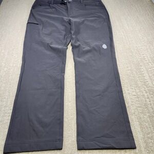 STIO Pants Men 40x32 Dry Wind Pinedale Softshell DWR Water Resistant Belted Gray